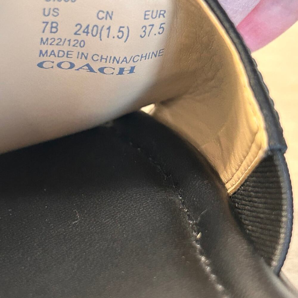 Coach Eloise Sandals CI063 Leather Size 7 - Picture 6 of 8